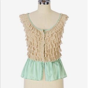 Anthropologie pas de deux cardigan Knitted & Knott